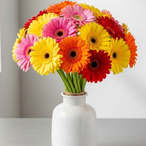 Romantik Gerbera Aranjmanı #017