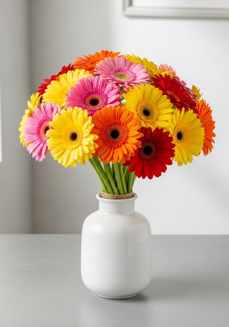 Romantik Gerbera Aranjmanı #017