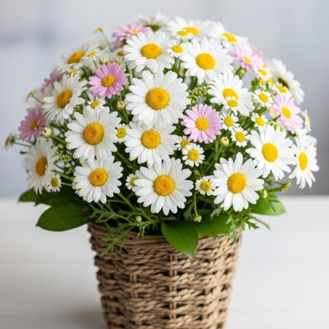 Zarif Papatya Kompozisyonu #018