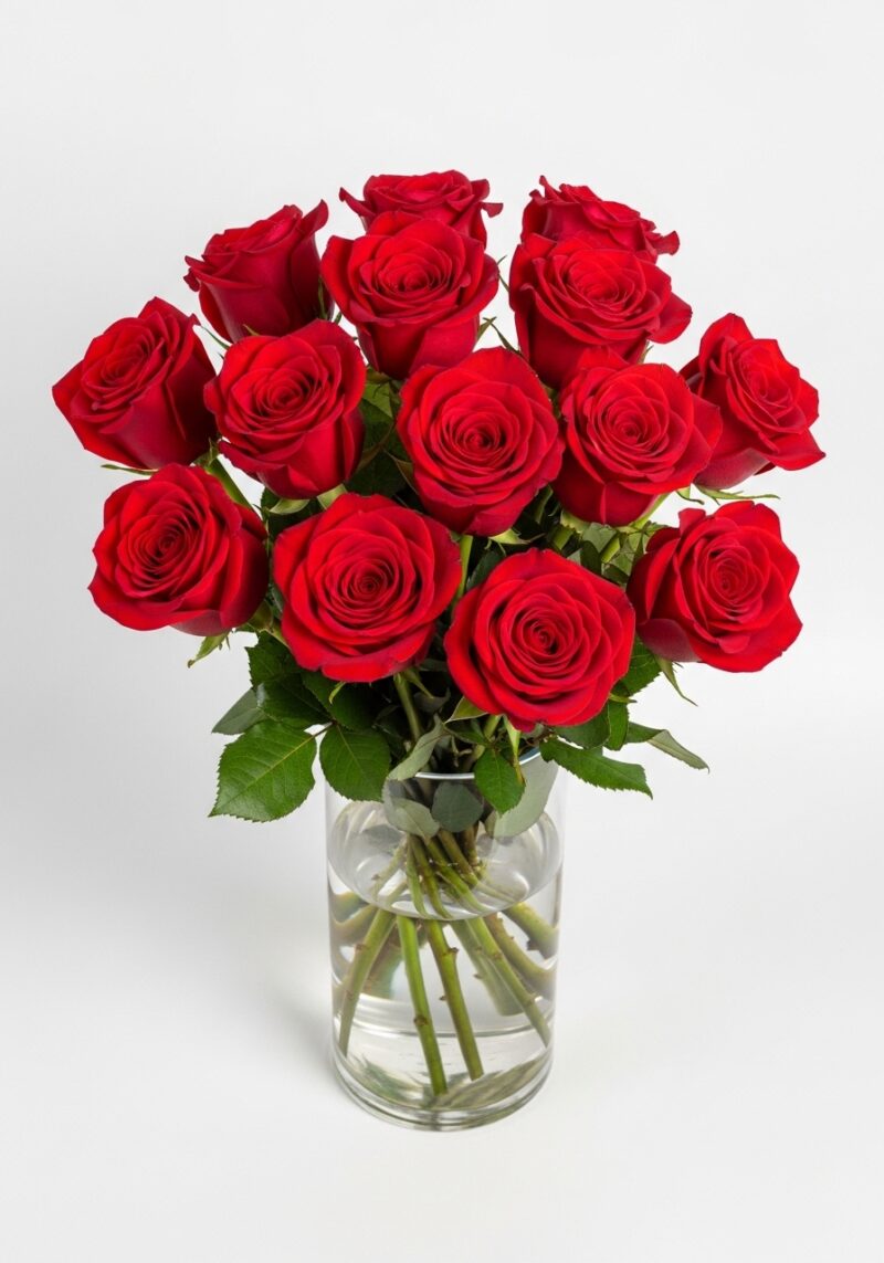 Özel Kırmızı Gül Çiçek Tasarımı #030