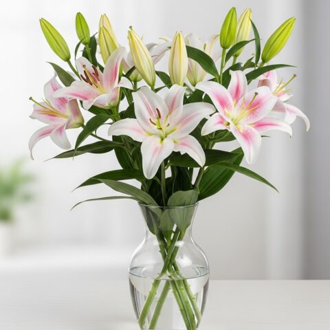 Lüks Zambak Kompozisyonu #018