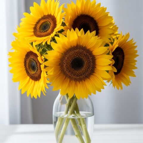 Premium Ayçiçeği Aranjman #019