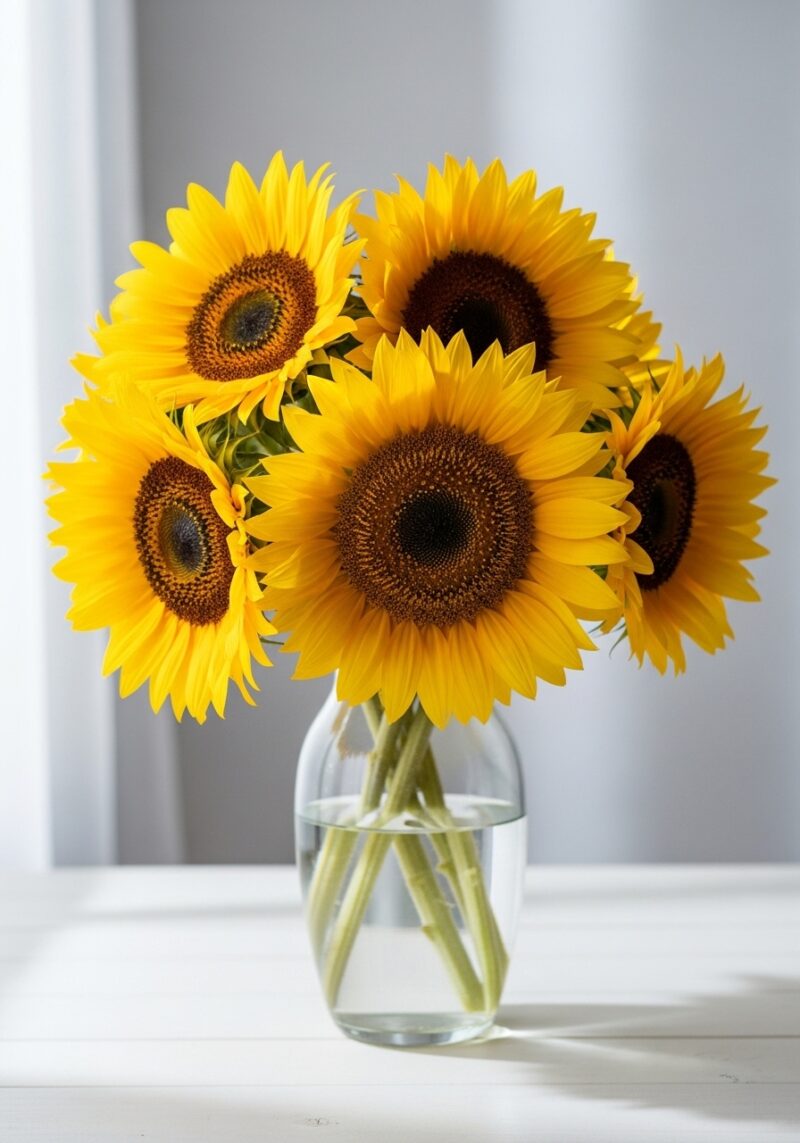 Premium Ayçiçeği Aranjman #019