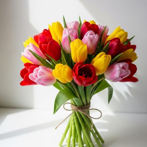 El Yapımı Lale Aranjmanı #019