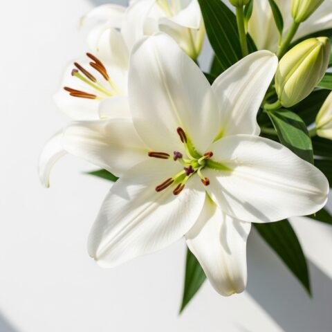 Lüks Zambak Çiçek Tasarımı #019