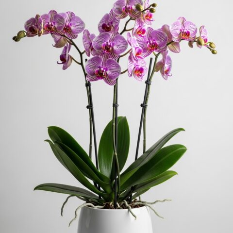 Romantik Orkide Kompozisyonu #019