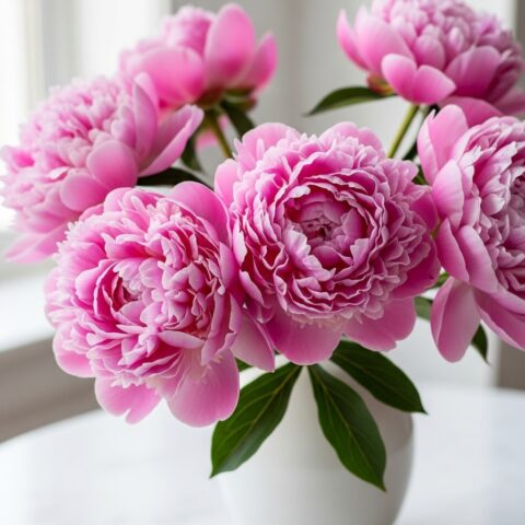 El Yapımı Şakayık Buketi #020