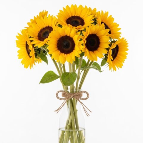 Premium Ayçiçeği Kompozisyonu #020