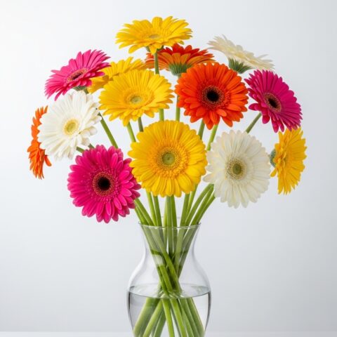 El Yapımı Gerbera Çiçek Tasarımı #020