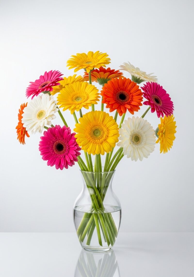 El Yapımı Gerbera Çiçek Tasarımı #020