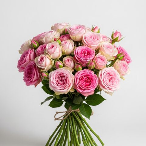 Klasik Pembe Gül Aranjman #020