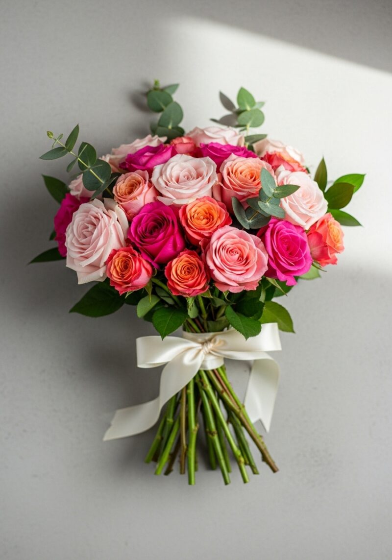 Pembe Gül Buketi #021