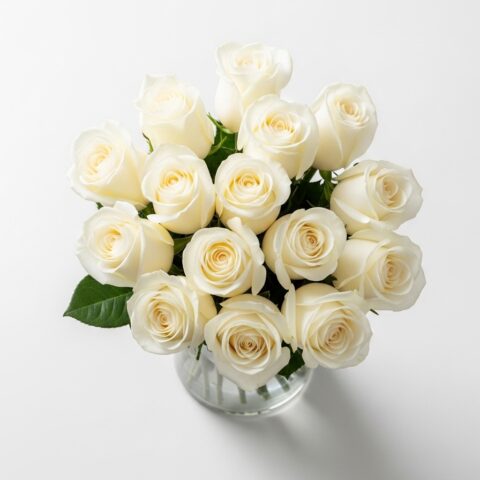 Beyaz Gül Aranjman #022