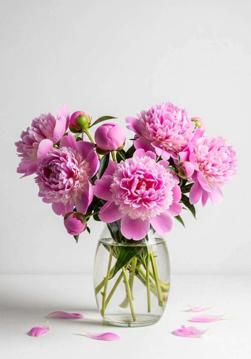 El Yapımı Şakayık Buketi #022