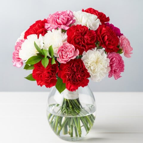 Lüks Karanfil Kompozisyonu #024