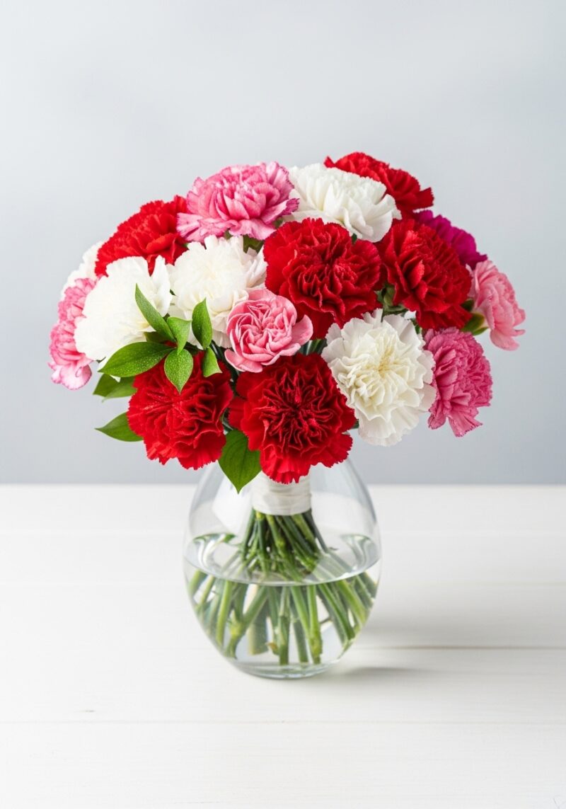 Lüks Karanfil Kompozisyonu #024