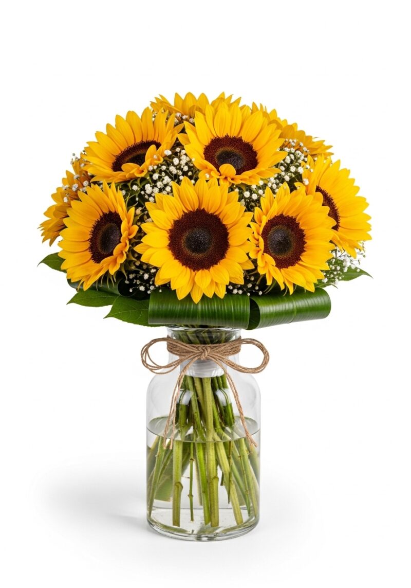 Ayçiçeği Çiçek Tasarımı #024