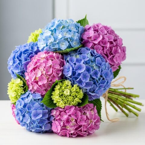 Romantik Ortanca Aranjman #024