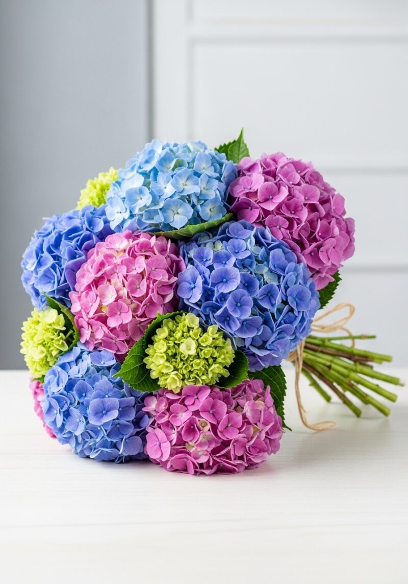 Romantik Ortanca Aranjman #024