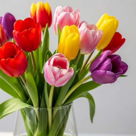 Lüks Lale Çiçek Tasarımı #025