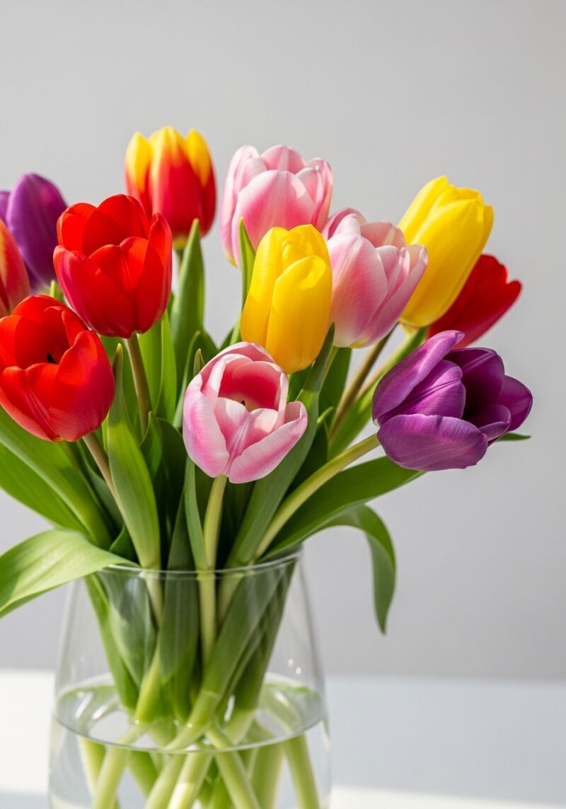 Lüks Lale Çiçek Tasarımı #025