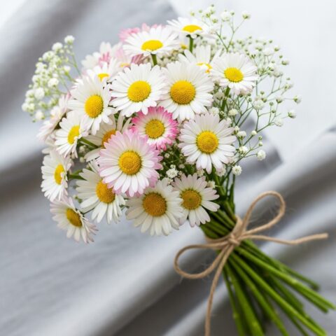 El Yapımı Papatya Buketi #025