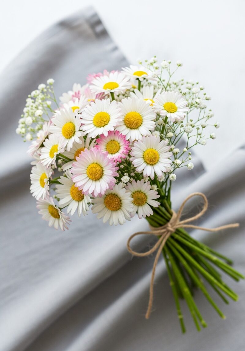 El Yapımı Papatya Buketi #025