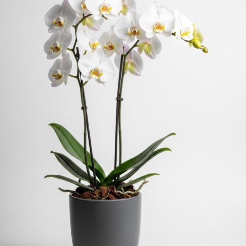 El Yapımı Orkide Kompozisyonu #025