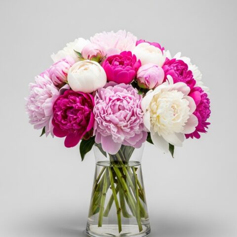 Klasik Şakayık Çiçek Tasarımı #025