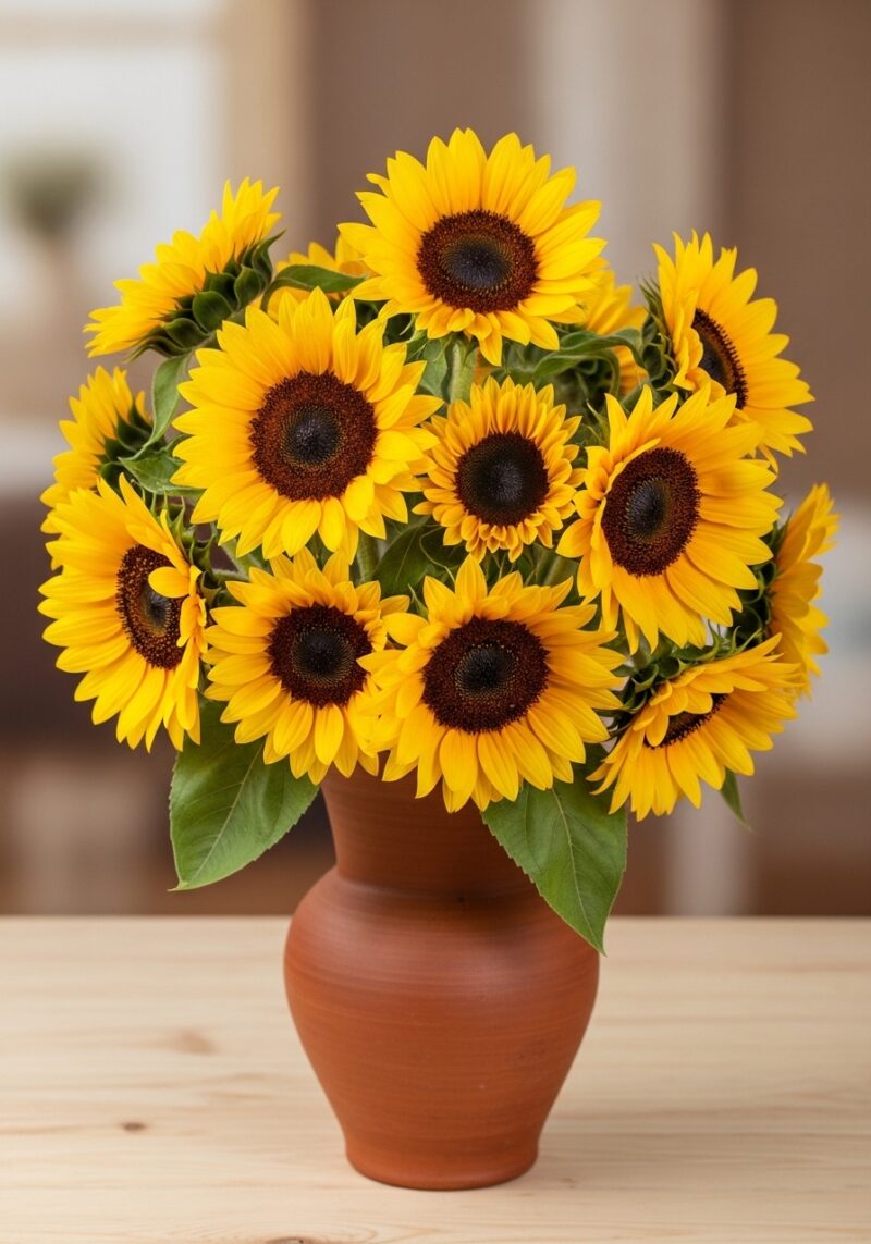 Ayçiçeği Kompozisyonu #026