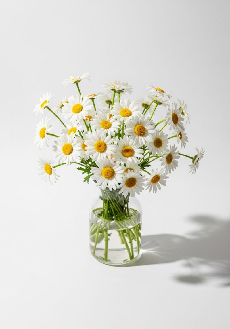 Premium Papatya Çiçek Tasarımı #026