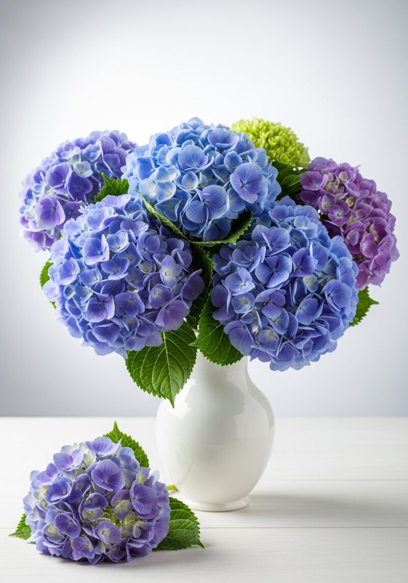 Romantik Ortanca Kompozisyonu #026