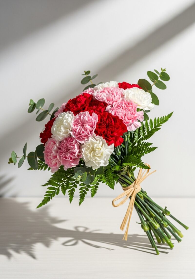 Zarif Karanfil Çiçek Tasarımı #028