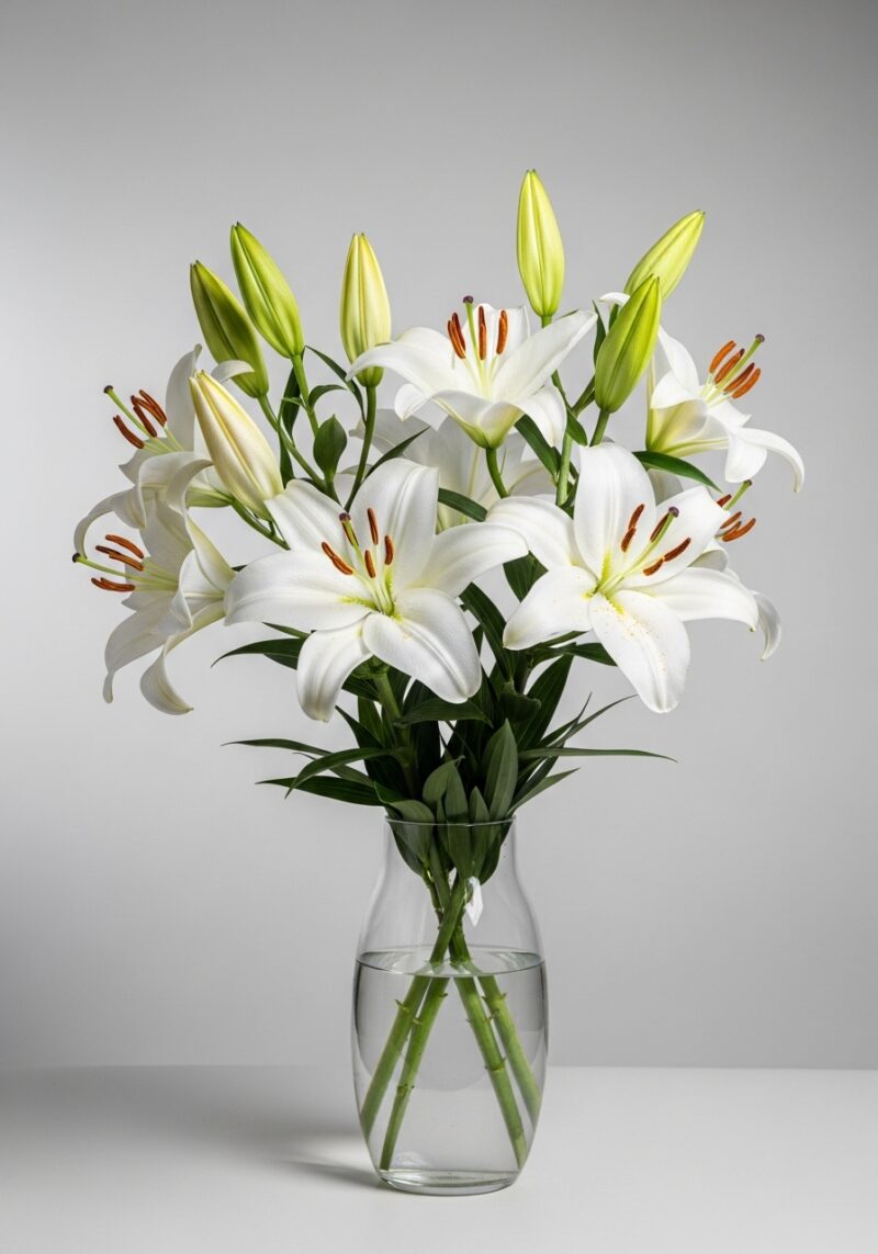 Lüks Zambak Çiçek Tasarımı #028