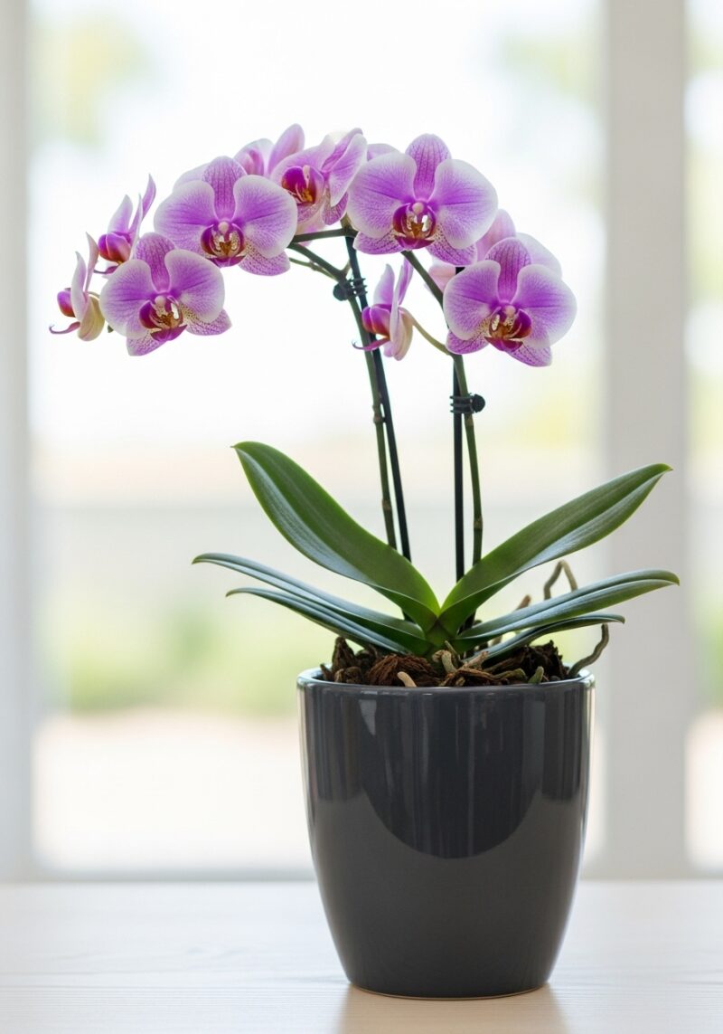 Lüks Orkide Çiçek Tasarımı #028