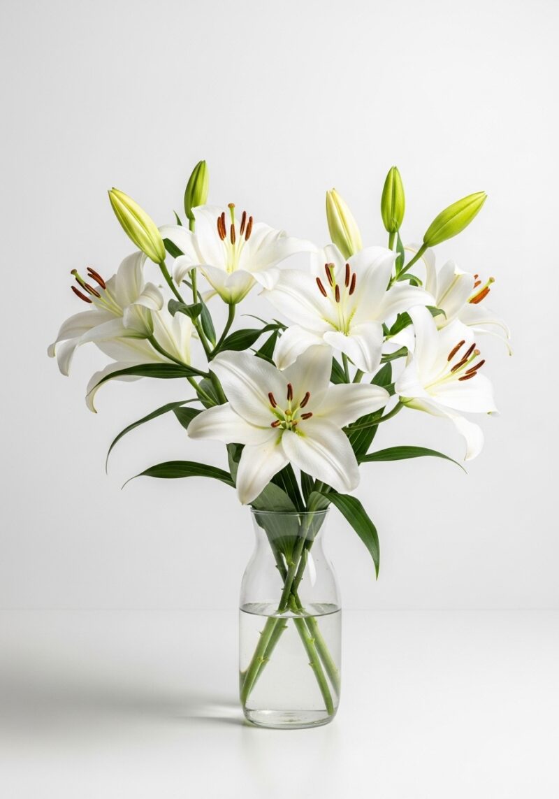 Özel Zambak Çiçek Tasarımı #033