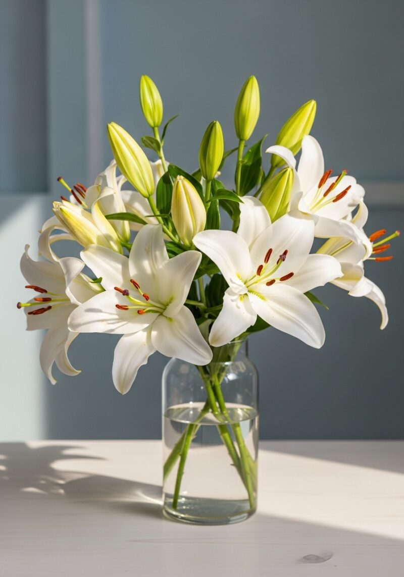 Premium Zambak Kompozisyonu #034