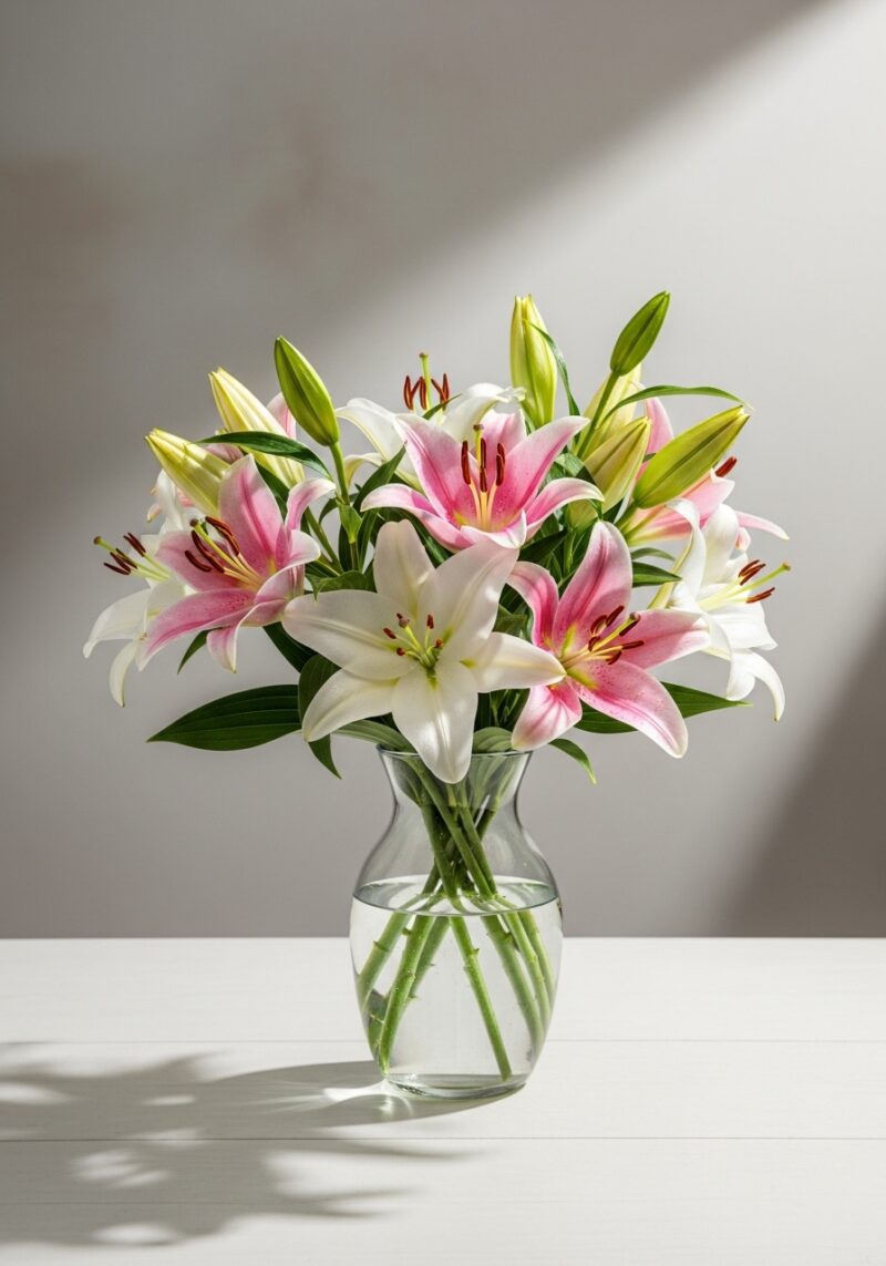 Klasik Zambak Aranjmanı #038