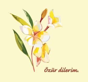 Mini Pankart – Özür Dilerim