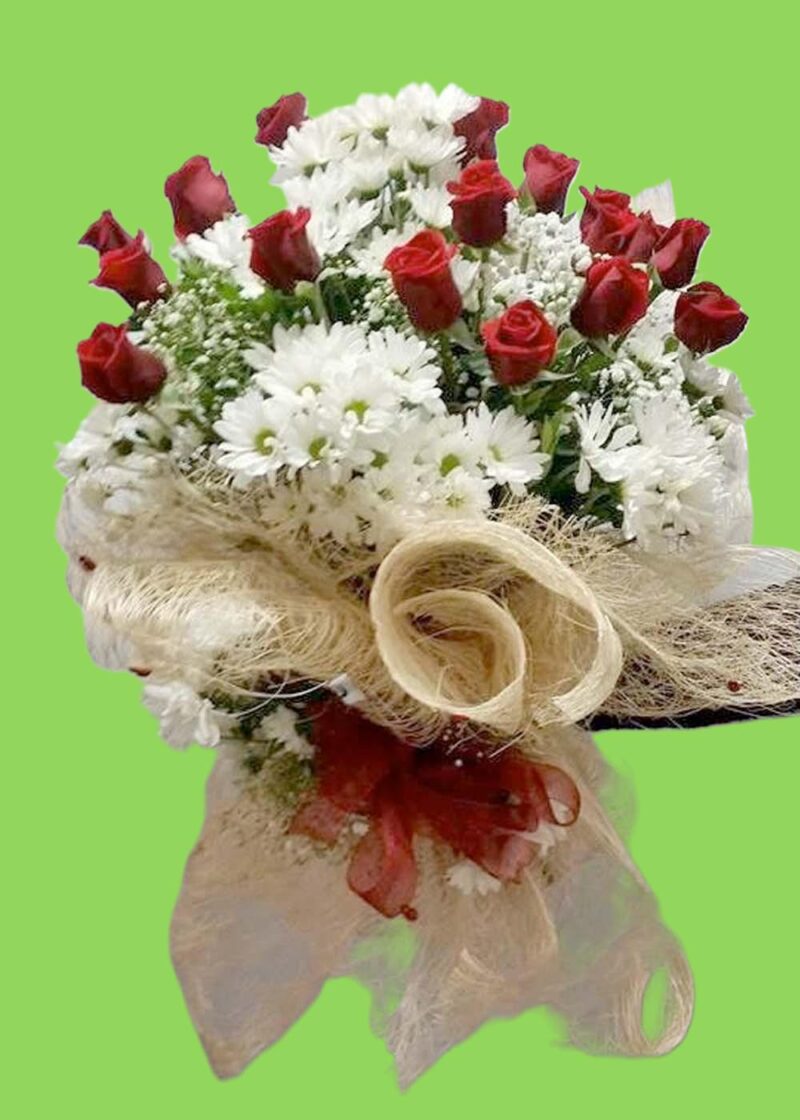 Papatya ve Gülün Muhteşem Uyumu